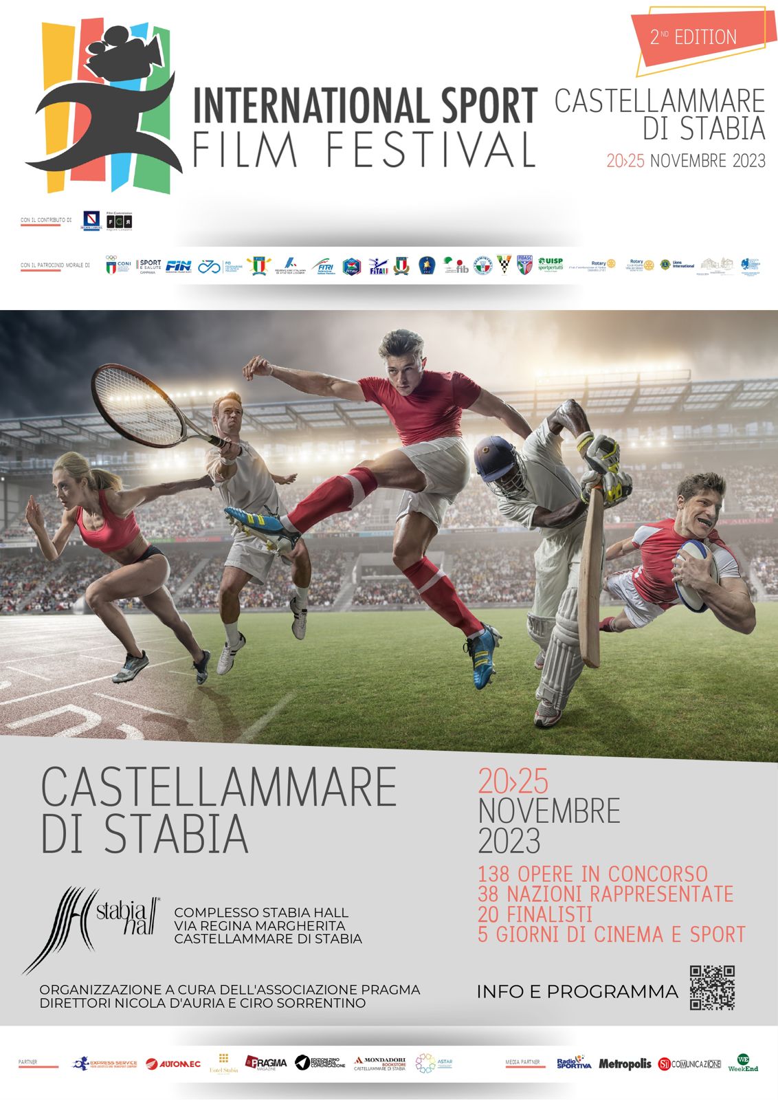 International Sport Film Festival, al via la seconda edizione a Castellammare: tra gli ospiti i campioni della Juvecaserta scudettata