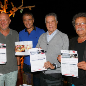C.Bisio, A. Pecoraro Scanio R.Pozzetto e S.Miccù con la petizione Unesco