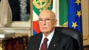 Il Presidente della Repubblica Giorgio Napolitano