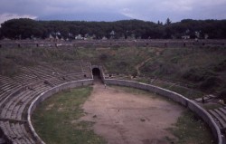 l'Anfiteatro di Pompei che ospitò il concerto