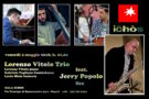 Arrangiamenti originali e tradizione jazz per il concerto del Lorenzo Vitolo Trio a Sala Ichòs