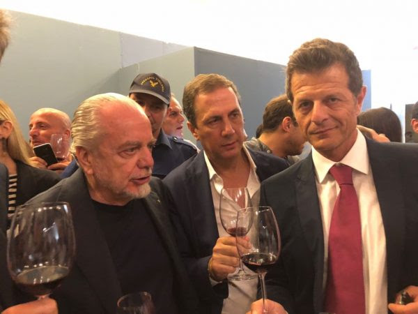 VITIGNOITALIA 2018 - AURELIO DE LAURENTIIS ‘ABBINA’ I CALCIATORI DEL NAPOLI AI VINI:  “KOULIBALY UN BAROLO, INSIGNE UN AGLIANICO”
