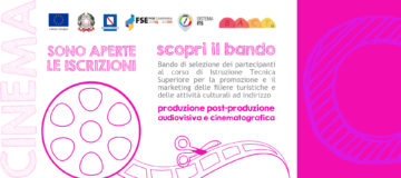 Cinema e audiovisivo: corso finanziato in Campania