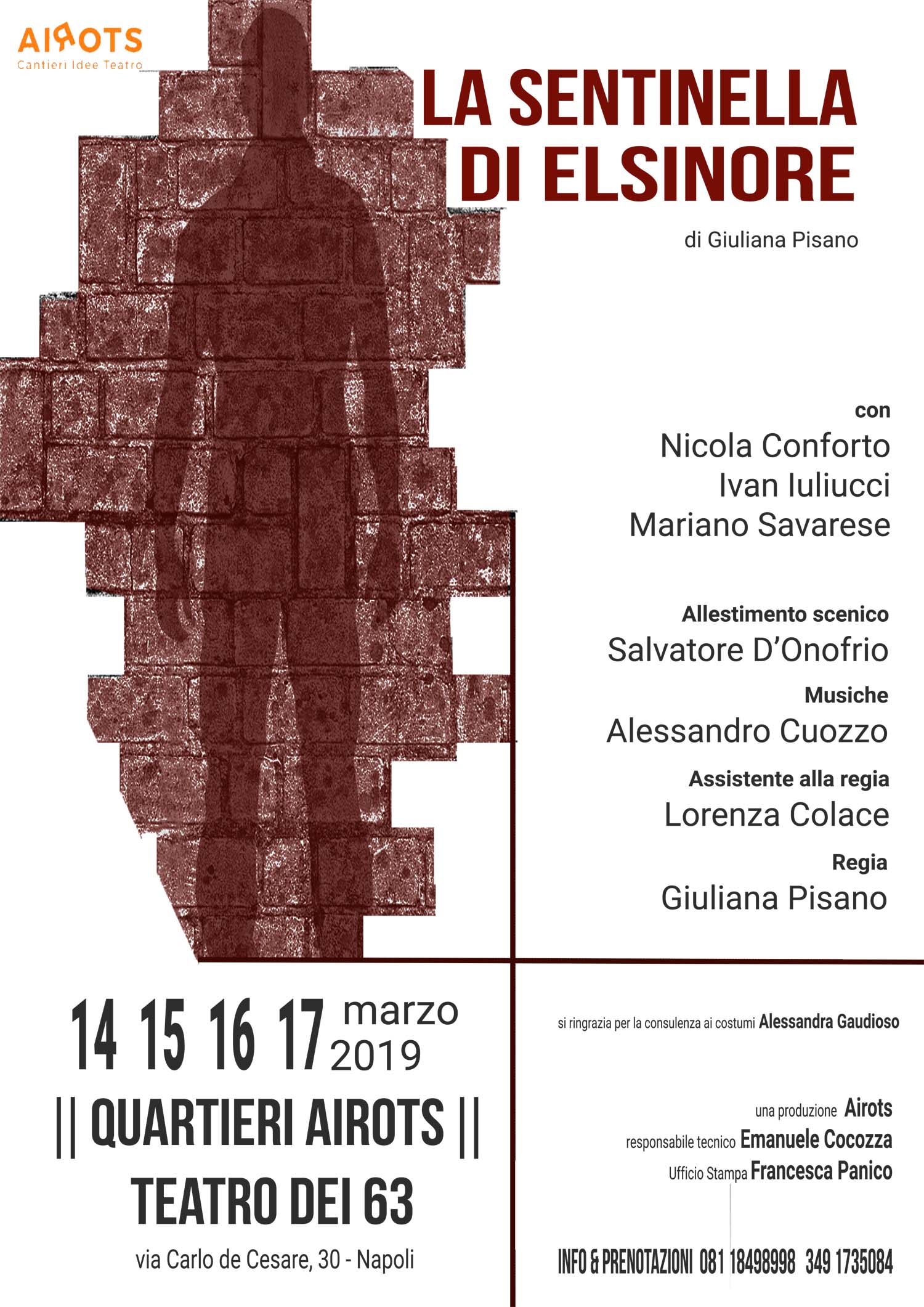 “La Sentinella di Elsinore” al Teatro dei 63