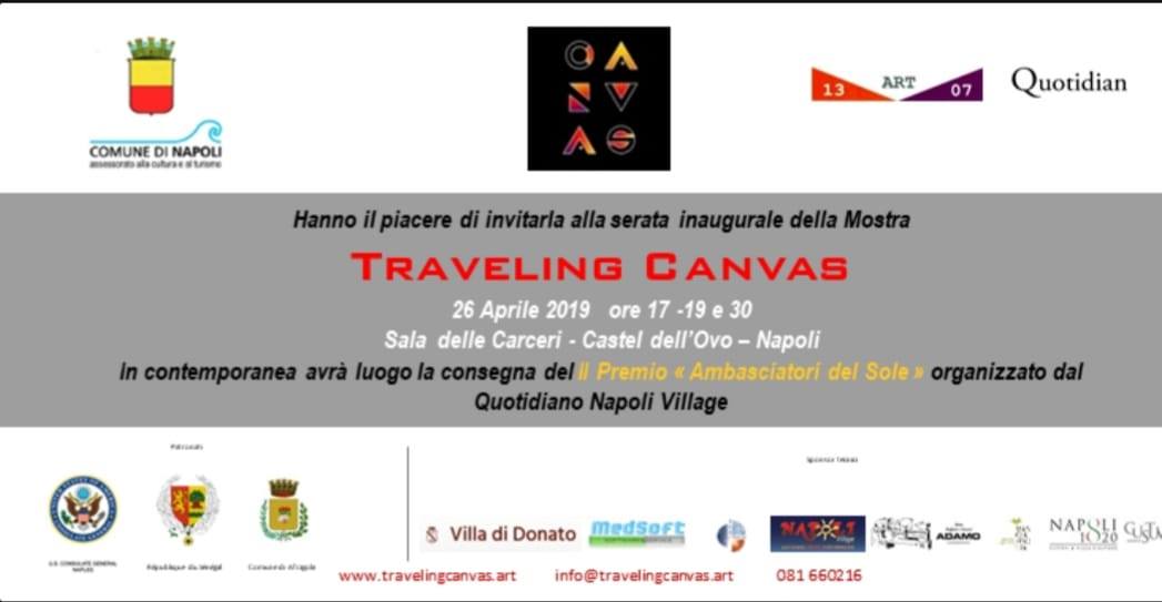 TRAVELING CANVAS - IN ANTEPRIMA A NAPOLI
