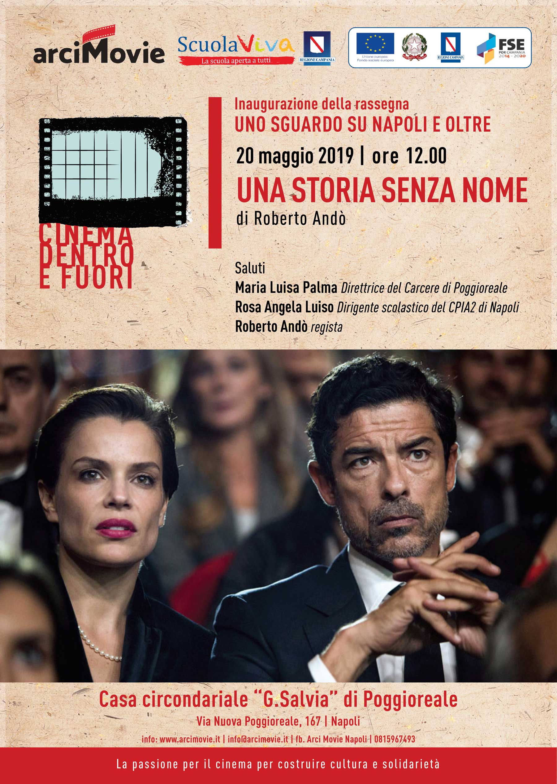 Prende il via la rassegna cinematografica “Uno sguardo su Napoli e oltre”