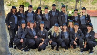 20 massaggiatori professionisti formati DREAM MASSAGE alla corte della Rai a Sanremo