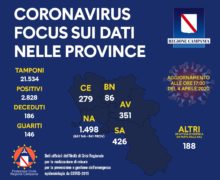 Coronavirus, i dati aggiornati della Campania