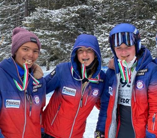 A Cortina gli sciatori della Campania vincono il Criterium Nazionale 1