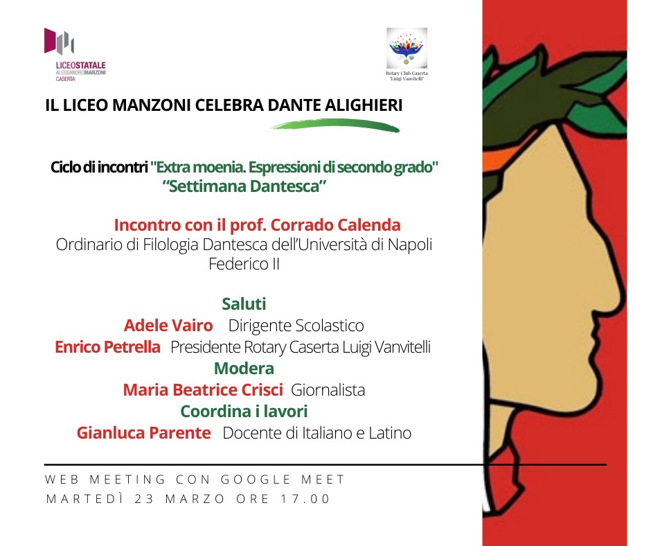 “SETTIMANA DANTESCA”. EVENTI DEL CICLO “EXTRA MOENIA”
