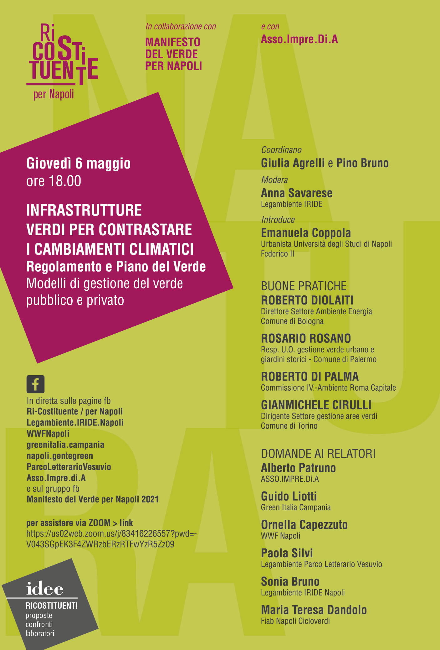 Cambiamenti climatici e cura del Verde, Comuni d'Italia a confronto