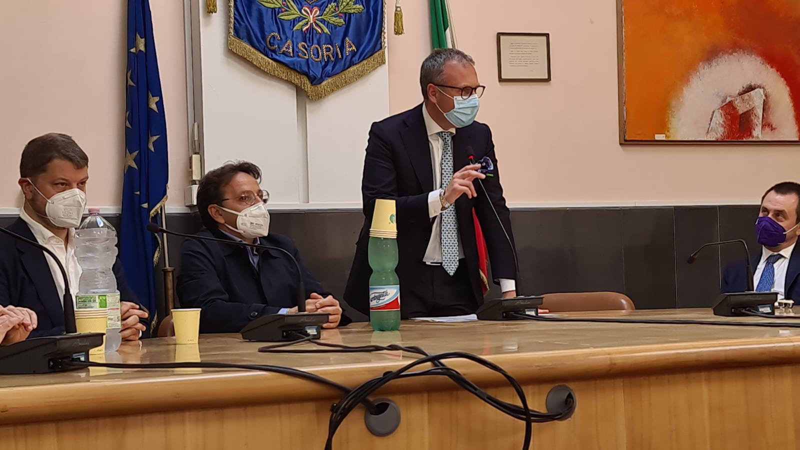 IL VICEPRESIDENTE DELLA CAMERA A CASORIA DAL SINDACO BENE