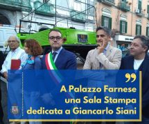 Castellammare, A Palazzo Farnese una Sala Stampa dedicata a Giancarlo Siani