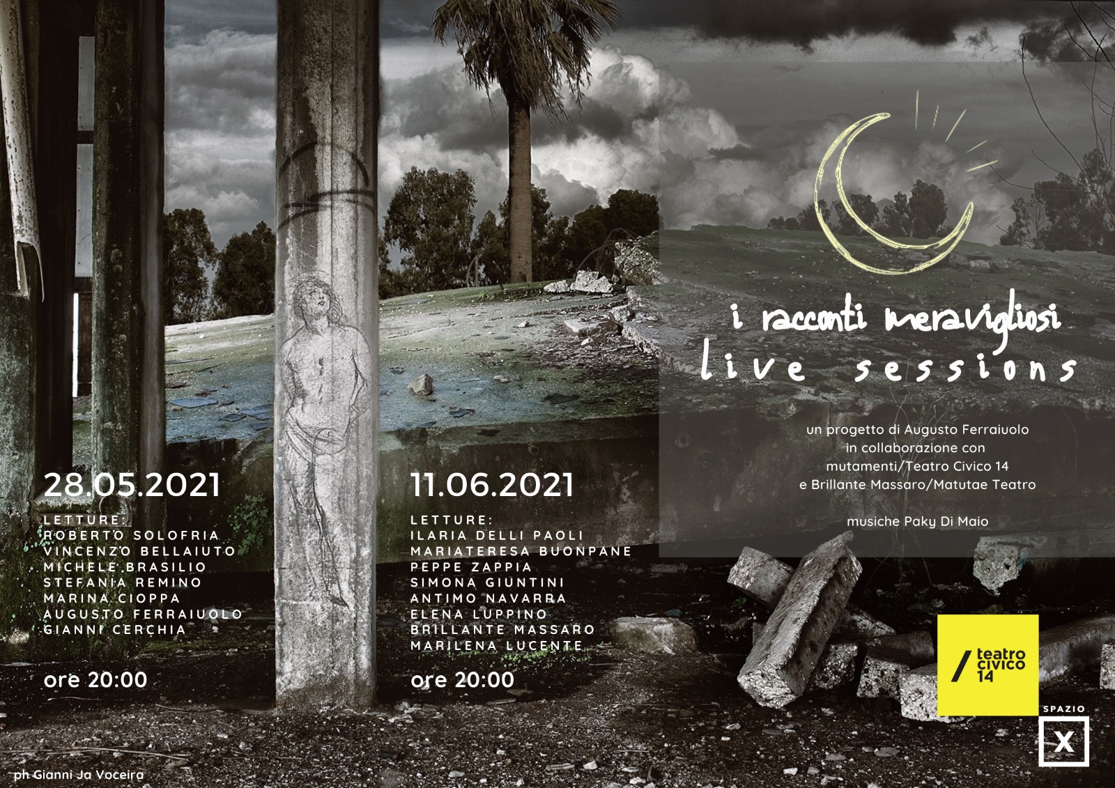 “I RACCONTI MERAVIGLIOSI” LIVE SESSIONS AL TEATRO CIVICO 14 1