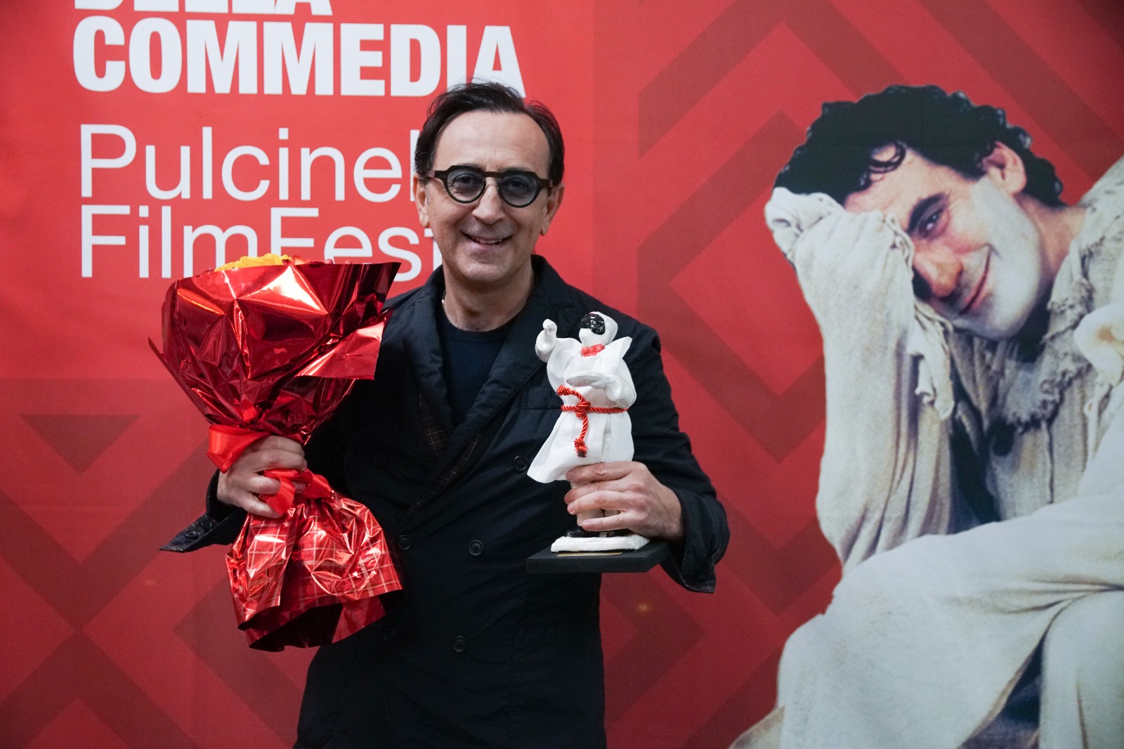 Cinema, gli attori Giovanni Esposito e Antonia Truppo vincono il Pulcinella FilmFest