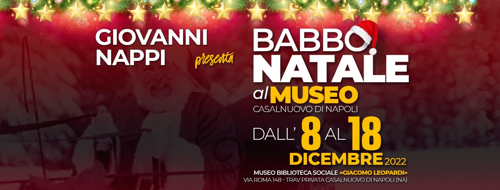 Casalnuovo di Napoli: si attendono le festività natalizie con l’evento “Babbo Natale al Museo”