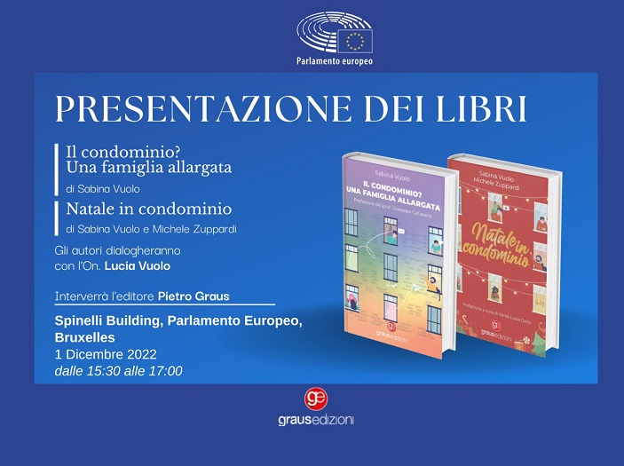 Graus Edizioni a Bruxelles: i libri di Sabina Vuolo e Michele Zuppardi