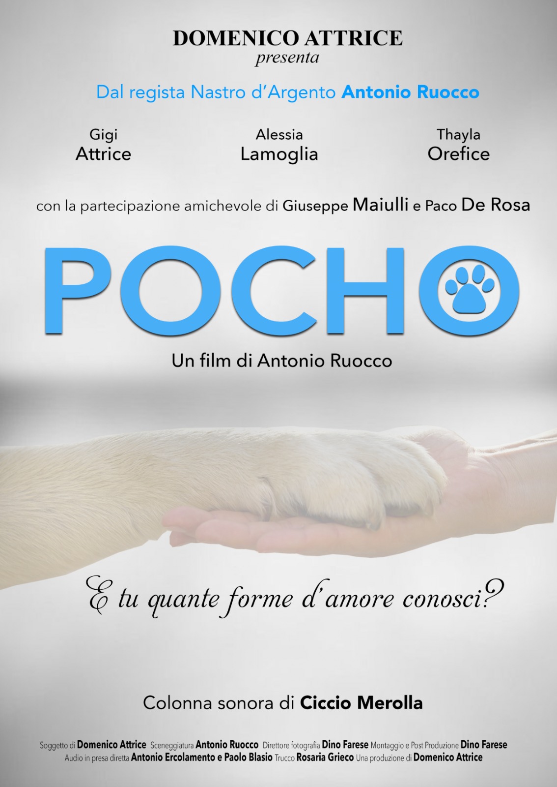 “POCHO”: prima assoluta del nuovo cortometraggio prodotto da Mimmo Attrice