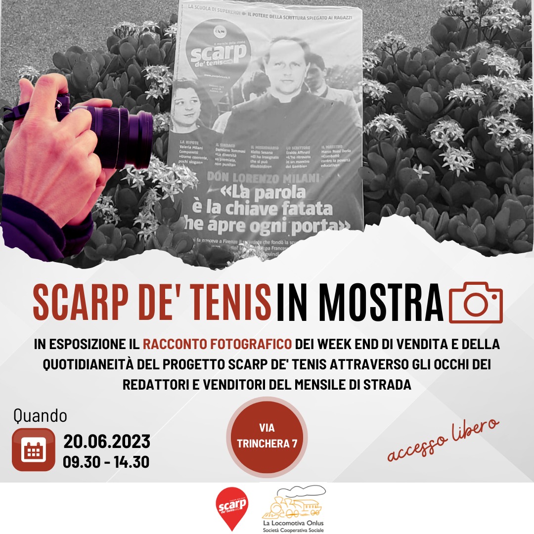 Mostra Fotografica "Ri-Scatti": Racconti fotografici dei Redattori-Venditori di Scarp de' Tenis Napoli
