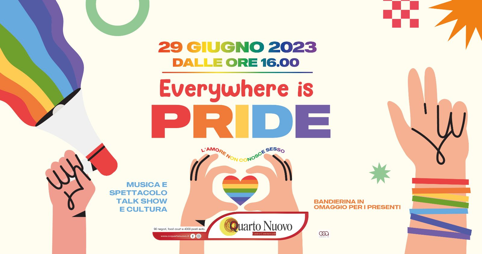 Pride Day a Quarto tra show, musica e talk