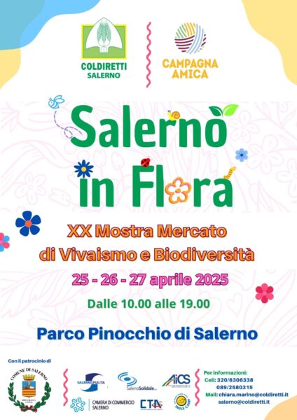 Salerno in Flora 2025: natura, sostenibilità e inclusione nel cuore della città