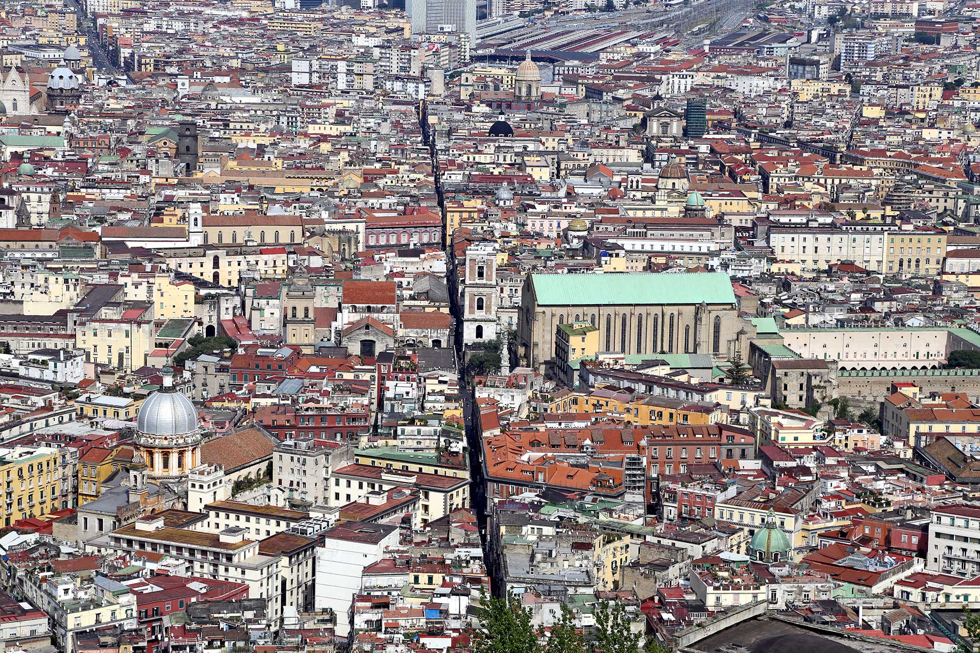 il centro di Napoli